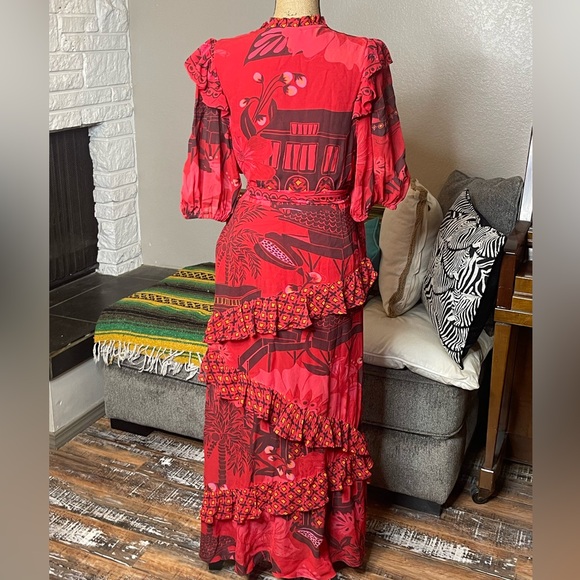 Farm Rio Ruffled Dress - Picture 3 of 12